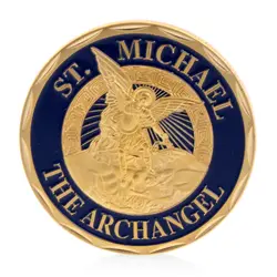 Святой Михаил Архангел посеребренные-монеты иностранных валют памятная монета-вызов коллекция
