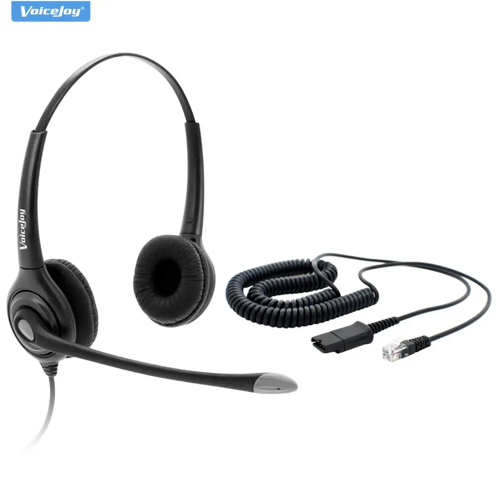 Binaural headset Anti Noise microphone Telephone headset call center