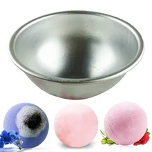 Алюминиевый сплав мелкий полукруг для ванны бомба соль Шар Металлическая форма 5,5*2,5 см мини 3D Сферическая форма DIY инструмент для спа аксессуары