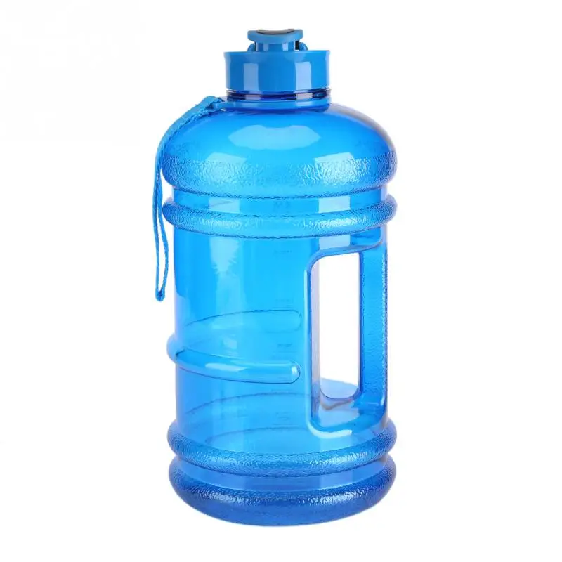 Синий Многофункциональный 2.2L заварочный бар воды Глиняный Чайник Спорт на открытом воздухе питьевой тренажерный зал фитнес Кемпинг фруктовый сок лимонный переносной чайник - Цвет: Синий