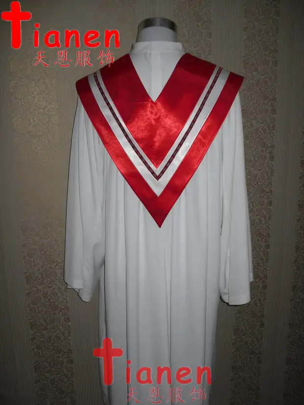 楽天市場 キリスト教 ガウン 教教会合唱ローブ服詩合唱賛美歌聖なる衣服 洗礼 歌隊 セレモニー 襟取り外す可能s M L Xl クリスマス 輝く高品質な Centrodeladultomayor Com Uy