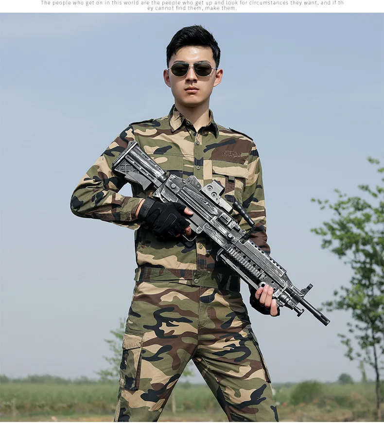 4XL Оптовая Spring Green рубашки-милитари брюки Для мужчин нам армейская Военная униформа Рабочая одежда хлопковые комплекты Мужской тактический