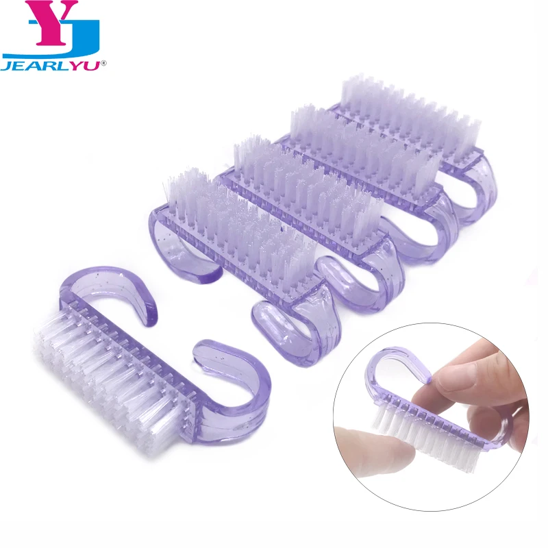 

10 Pcs/lot Nail Cleaning Nail Brush Tools Manicure Soft Remove Dust Small Angle Clean Brush Pennelli Acrylic Nail Art Brush Set