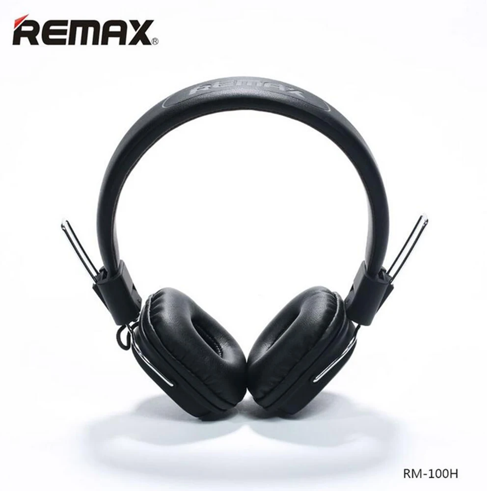 Remax Высокая совместимость HiFi Звук Наушники стерео музыка наушники с HD микрофон гарнитура повязка Тип Smart шумоподавление