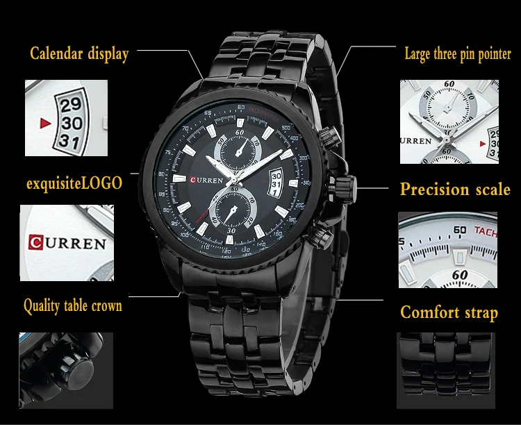 Curren 8082 Men Quartz Watch 10