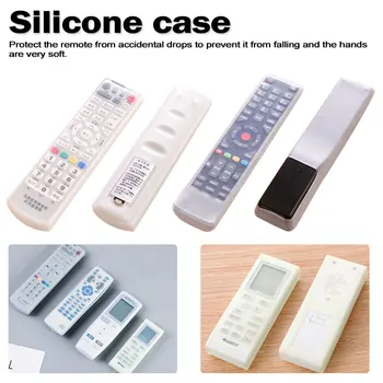 

TV Remote Control Case Air Conditioning Dust Protect Storage Bags Remote Control Cover Silicone Transparent