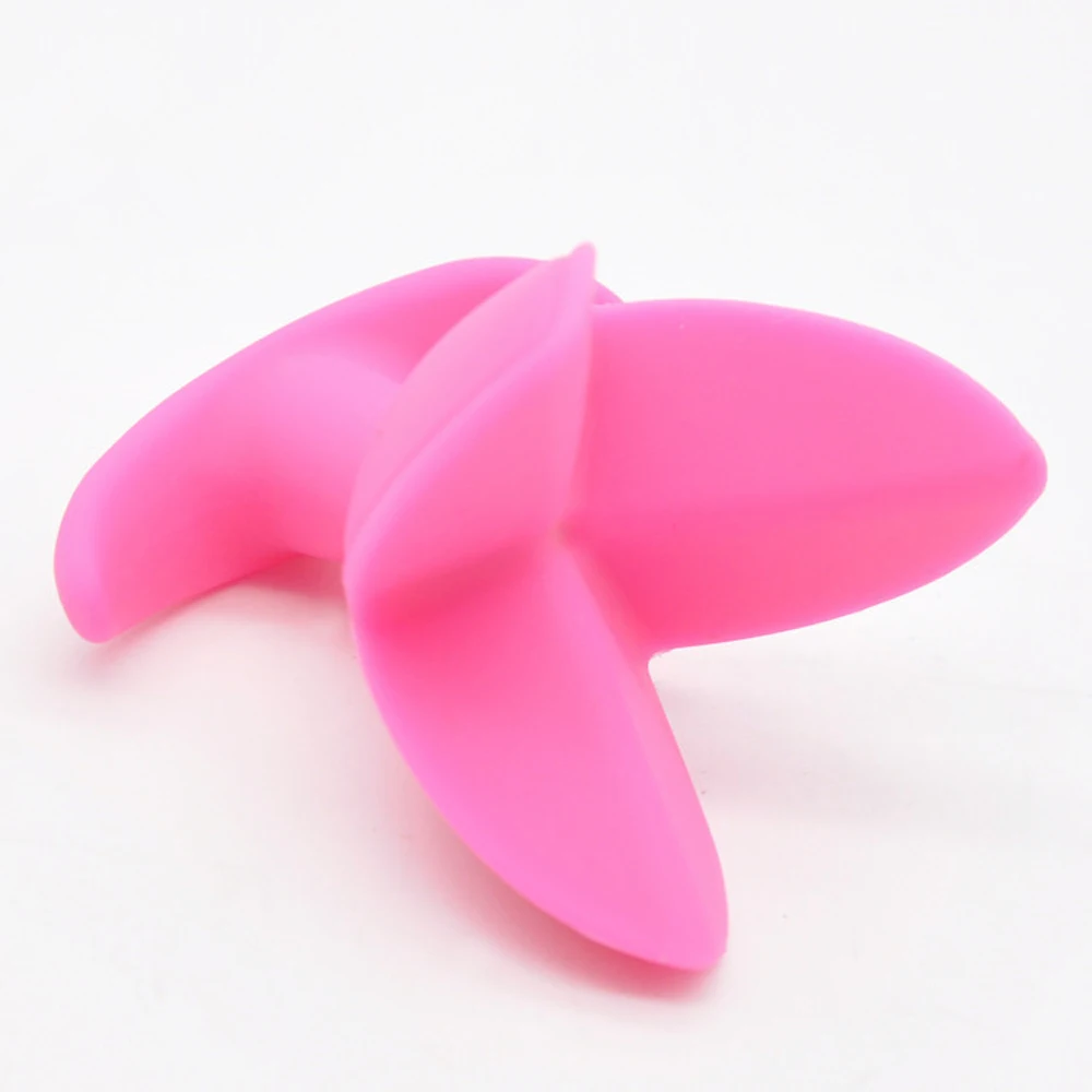 Silicone Flower Anal Dilator Butt Plug for Men Woman Opening Anus Expander Anal Plug Gay Fetish Erotic Sex Toys 3