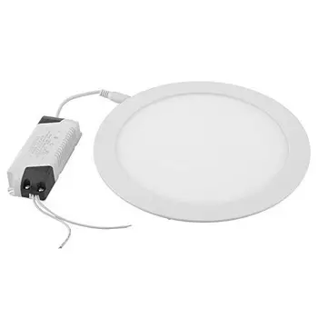 

18W LED Round Recessed Ceiling Panel Down Light Ultra-slim Down Lamp for Dining Room Conference Room and Office(White)