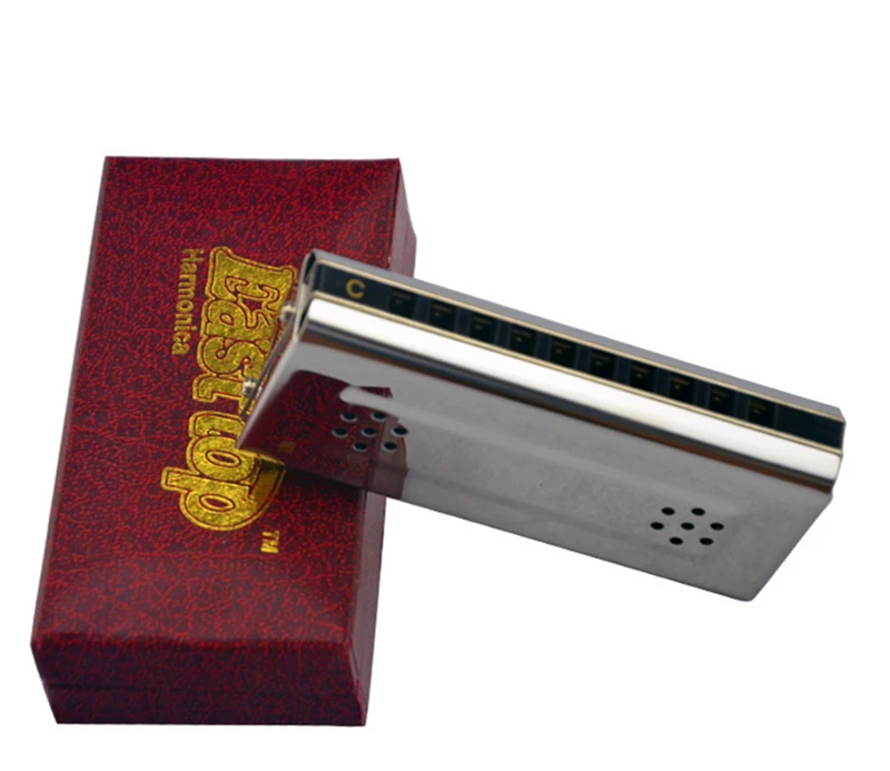 T10 2 Easttop Harmonica 10 диатоническая Губная гармошка с обеих сторон C & G Key Harp музыкальный