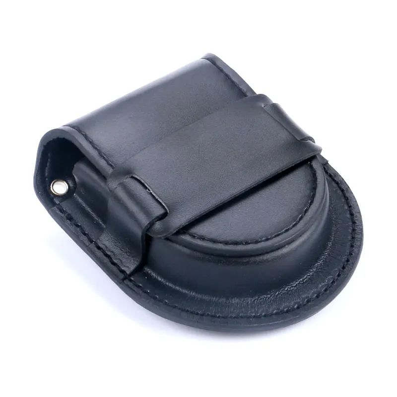 Черный/коричневый Чехол винтажная Черная сумка из искусственной кожи для карманные часы на цепочке Чехол Держатель карманные часы чехол для хранения коробка WB13