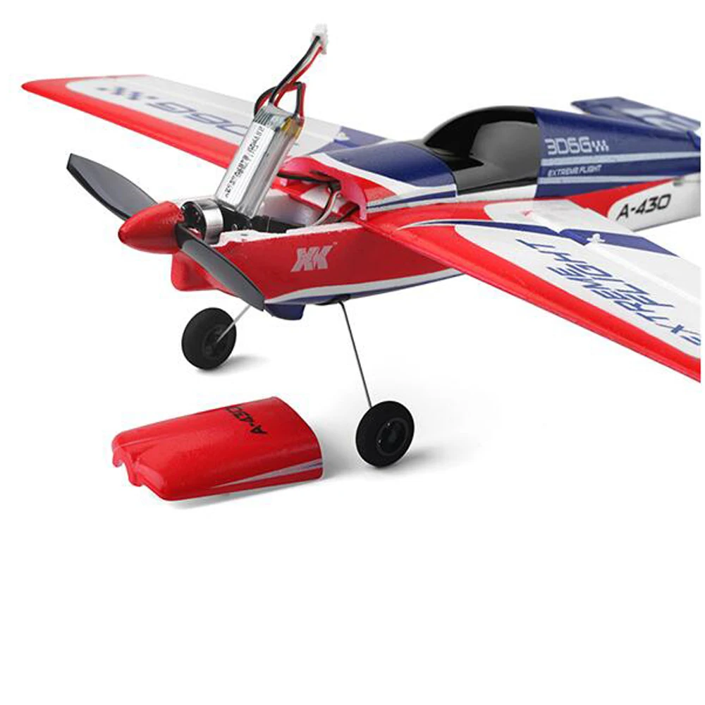 XK A430 Дрон 2,4G 8CH 3D6G Системы бесщеточный мотор RC самолет совместимая Futaba RTF наружных игрушек пульт дистанционного Управление самолет