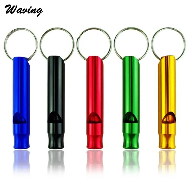 Multifunctional Aluminum Emergency Survival Whistle Keychain For Camping Hiking Outdoor Sport Tools Training whistle #3d21 (7)