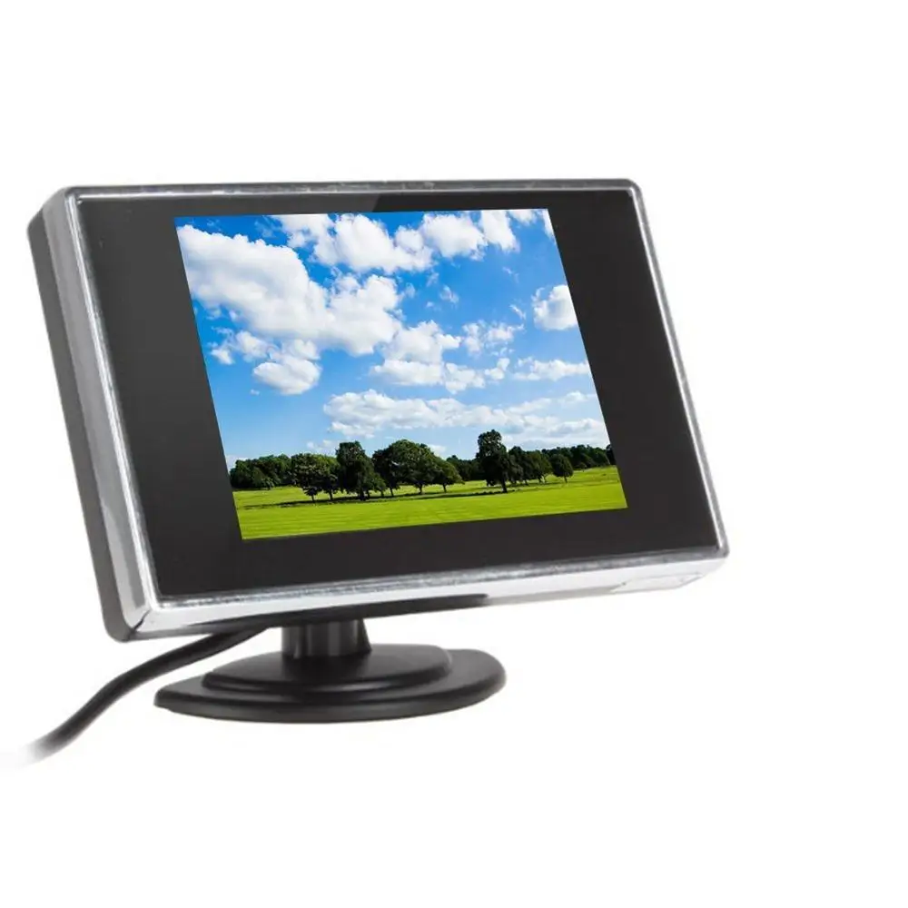 3 5 Car DVD Screens Reverse Monitor 3 5 Inch Display Digital Rearview Screen Car Parking