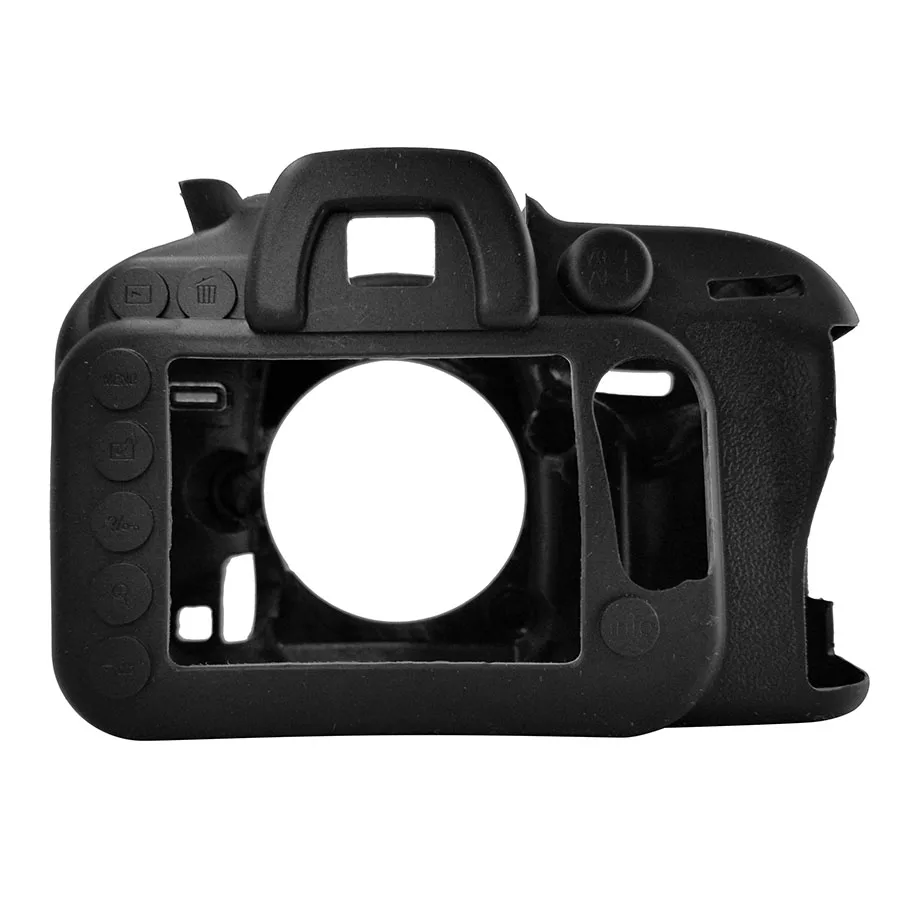 Камера сумка чехол для Nikon D7000 D7100 D7200 D600 D610 D750 D800 D810 D850 DSLR мягкий силиконовый резиновый защитный чехол