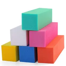 Профессиональная красочная пилочка для ногтей Полировка буфера шлифовальный брусок дизайн ногтей маникюрный спонж сбой маникюрные инструменты