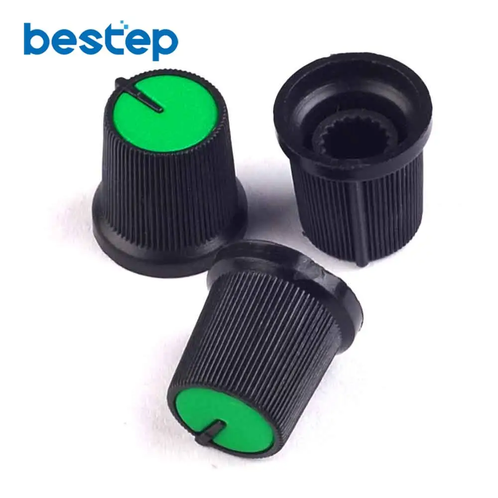 

10PCS Single Double Potentiometers knob Plastic Knobs Potentiometers