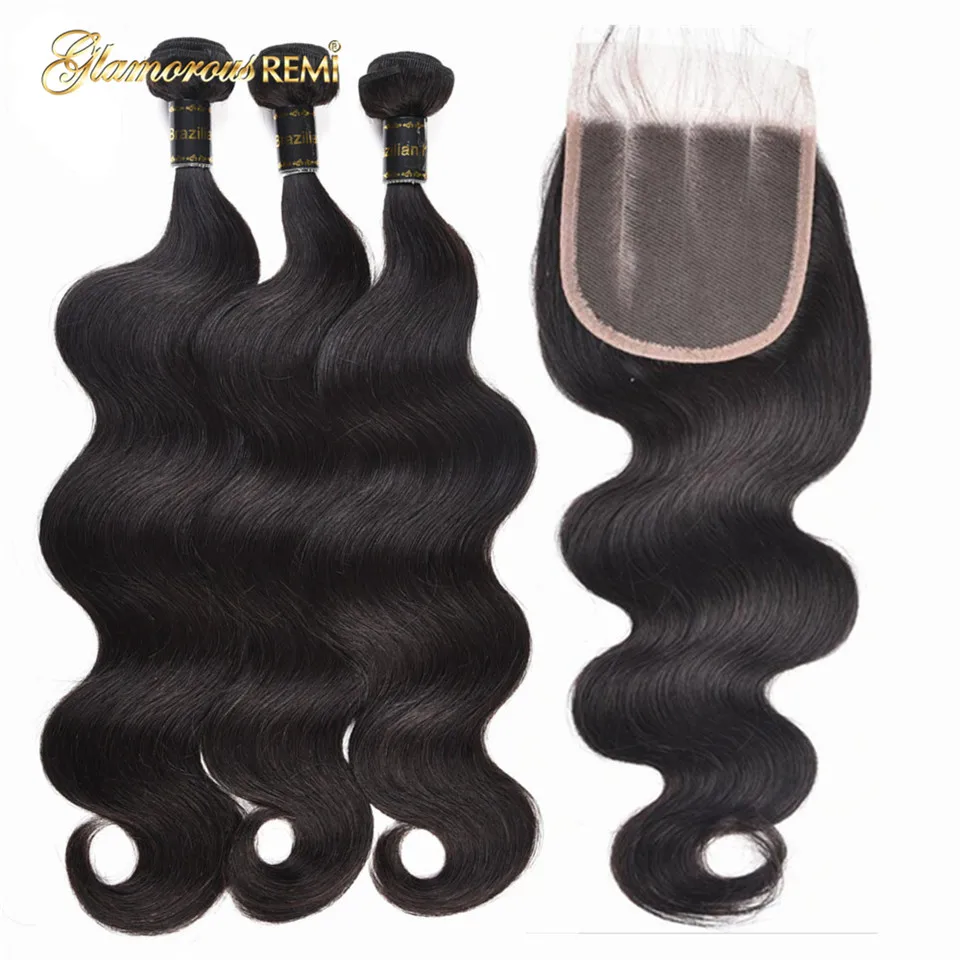 Body Wave Bundles With Closure 100% Remy Brazilian Human Hair Weave 3 Bundles With 4*4 Lace Closure Brazilian Body Wave Sale Body Wave Bundles With Closure 100% Remy Brazilian Human Hair Weave 3 Bundles With 4*4 Lace Closure Brazilian Body Wave Sale