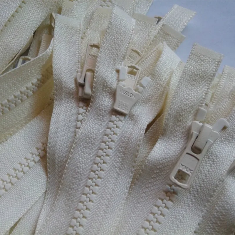 10 Pcs/lot Cheap Resin Plastic Ykk Zipper Heavy Duty Repair Open End