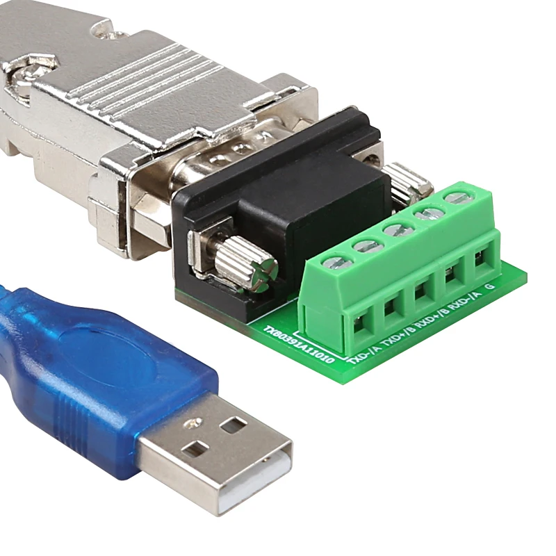 

DIEWU 1.2M USB 2.0 to RS485 RS-485 RS422 RS-422 DB9 COM Serial Port Device Converter Adapter Cable CH340+ZT485 Chipset