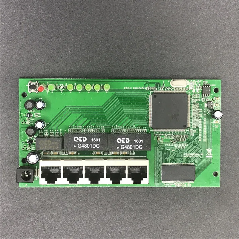5-разъемное зарядное usb-устройство Порт Gigabit модуль маршрутизатора 10/100/1000 м распределительная коробка 5-портовый мини маршрутизатор модули OEM проводной роутер Модуль блок печатных плат с RJ45