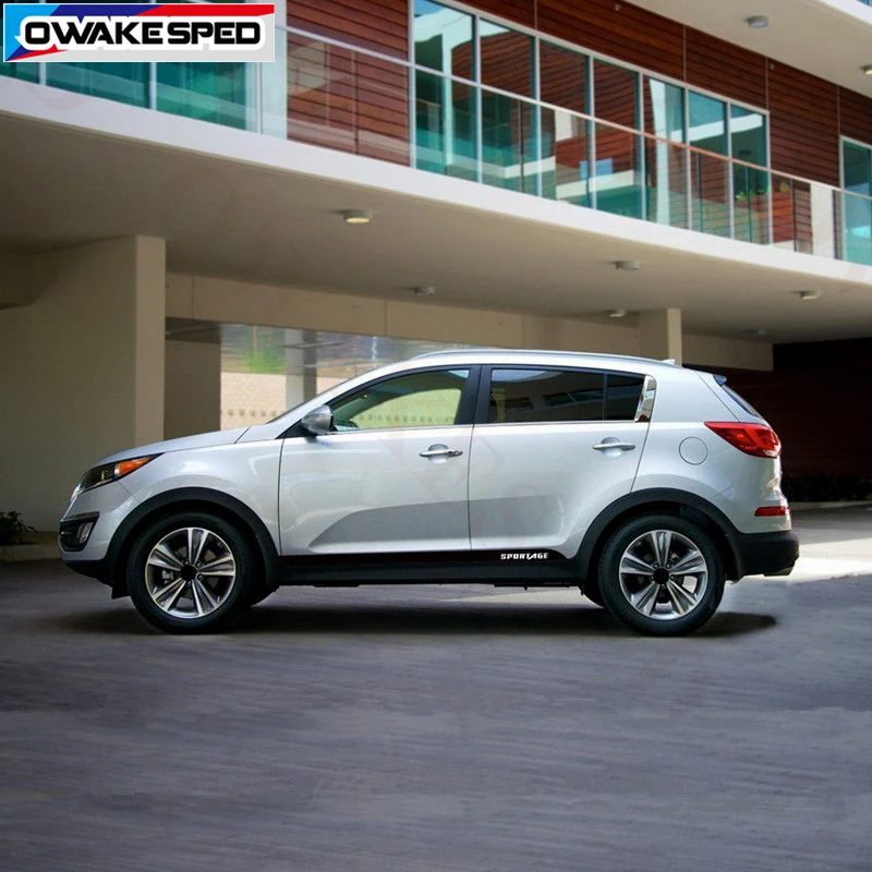 Наклейка на дверь автомобиля для KIA SPORTAGE автомобильная наклейка боковую юбку