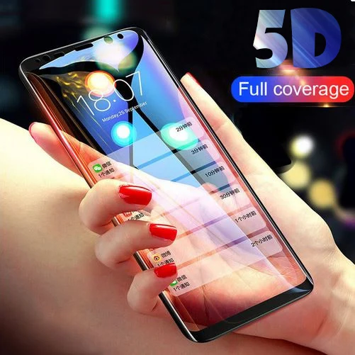 

5D Tempered Glass For Samsung Galaxy A50 A40 A30 A20 A10 Full Cover Film For Samsung A6 A8 J4 J6 A9 A750 2018 Screen Protector