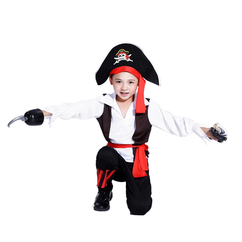 送料無料カリブ海ハロウィン衣装子供のための海賊キャプテンコスプレ横暴な少年海賊衣装 Boys Pirate Costume Pirate Costumepirate Boy Aliexpress