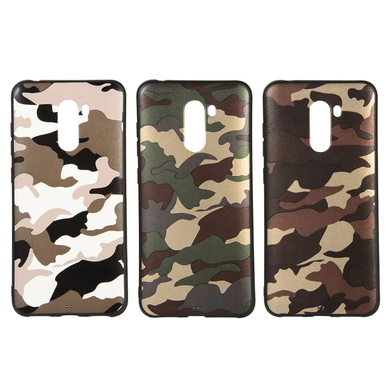 Camouflage for Case Xiaomi Pocophone F1 Phone Army Soft Silicon Back Cover on Xiomi Poco PocoPhone Coque Funda |