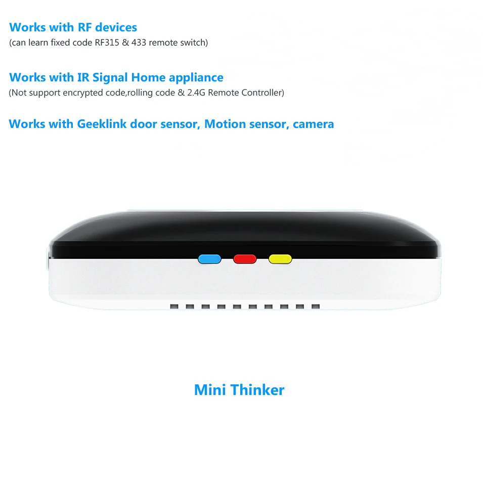Geeklink Mini Thinker умный дом универсальный пульт дистанционного управления Wi Fi + IR RF