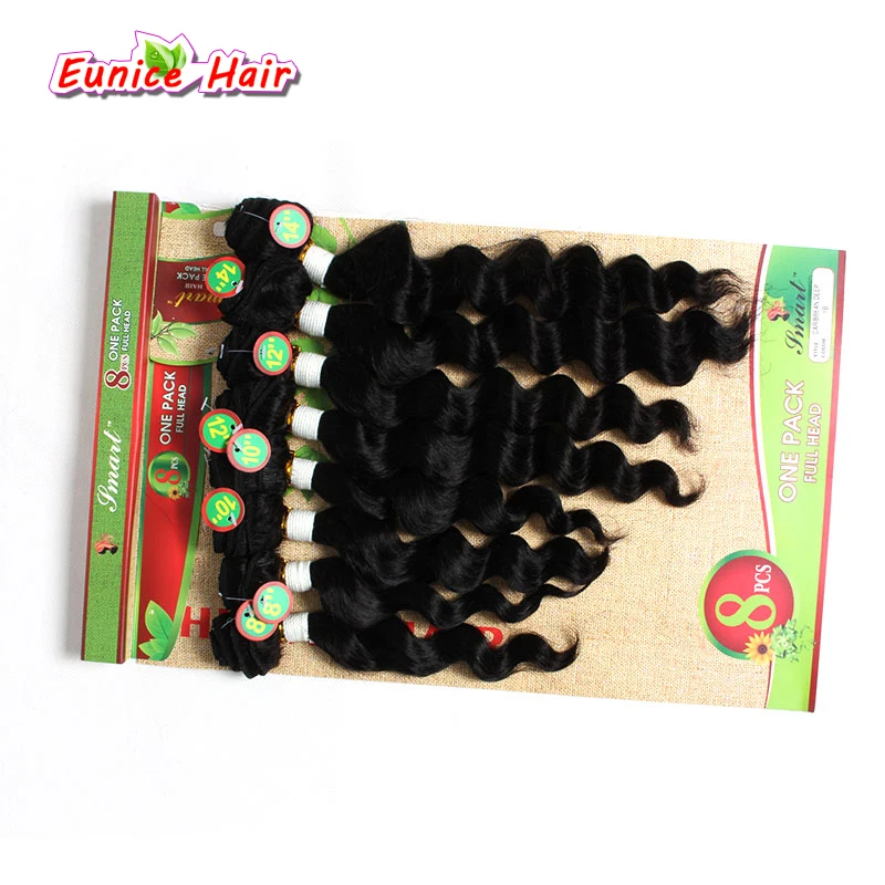 encaracolado feixes de cabelo curto comprimento kinky