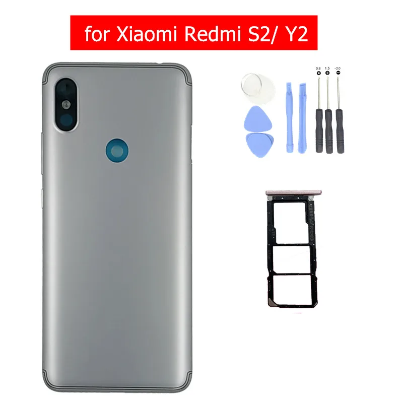 Чехол для Xiaomi Redmi S2/Redmi Y2, задняя крышка, корпус, задняя дверь, держатель для карт, запасные части