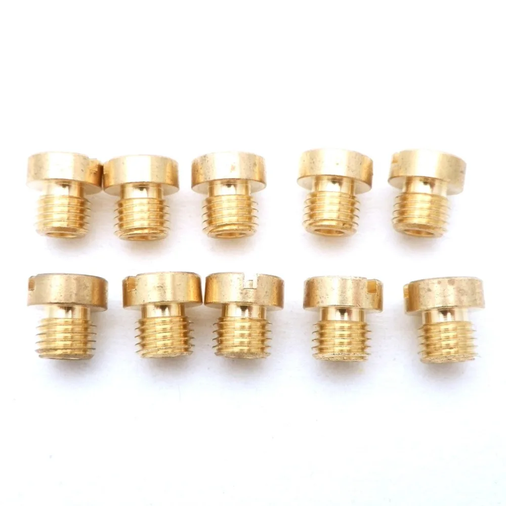 

10 x M6 Thread 6mm Main Jet Kit for DellOrto Carb 50 52 55 58 60 62 65 68 70 72 Injector Nozzle