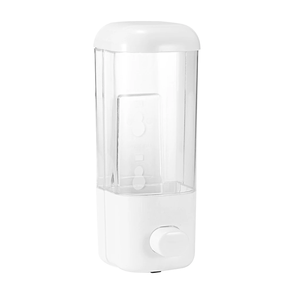 

ABEDOE Liquid Soap Dispenser Wall Mount 500ml Bathroom Accessories Plastic Detergent Shampoo Dispensers Kitchen Soap Bottle