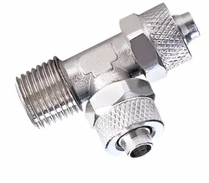

tube 12mm-1/4 BSP thread Male Run Teepneumatic brass Rapid Fittings RPDN12-02