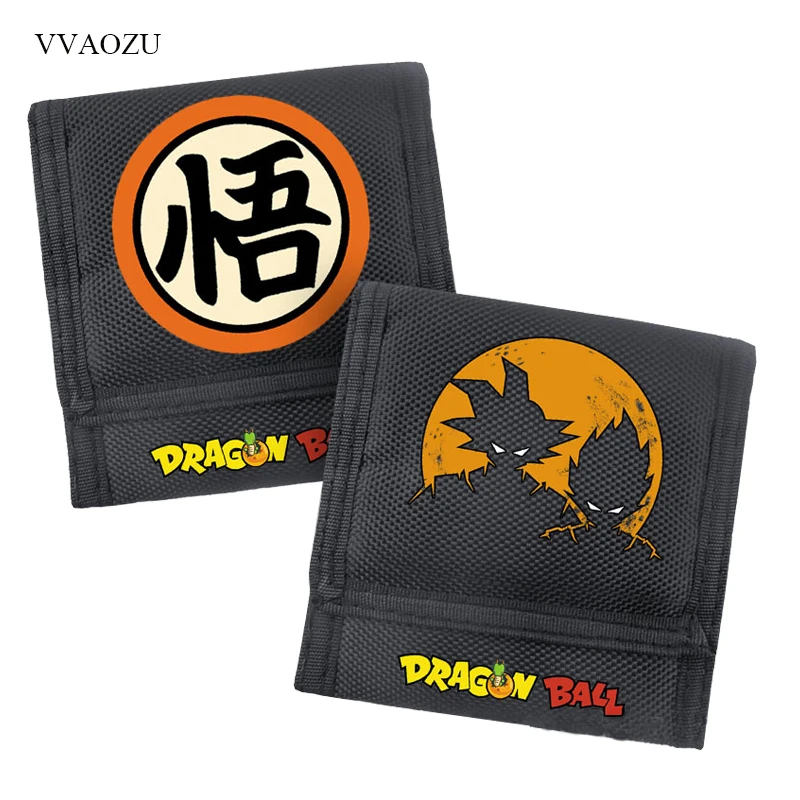 

DRAGON BALL Goku Wallet for Teenagers Short Purse Men's Wallets Card Holder Children Carteira