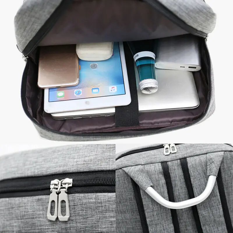  Multifuction Anti-theft Office Men Womens USB Charging Backpack Laptop Notebook Travel School Busin - 4000005720104