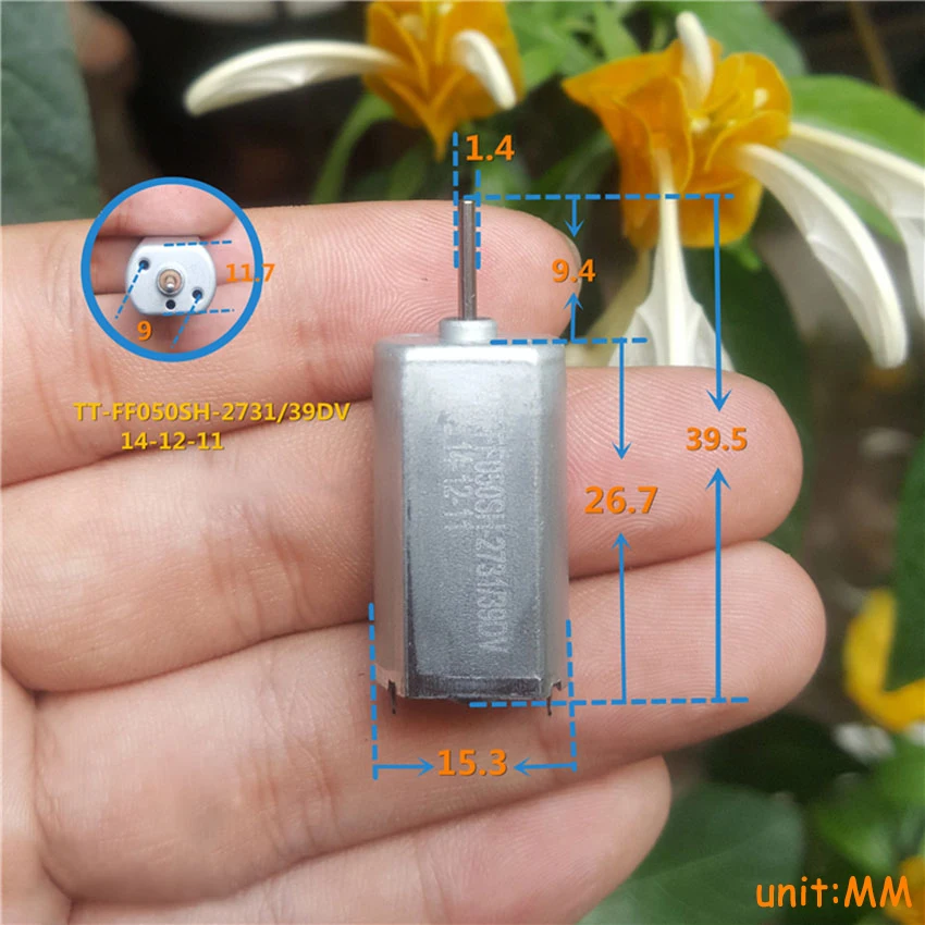 050 High Speed Miniature DC Motor 3V 39000RPM Torque Micro Motors Electric Machinery DIY Accessories for Model Aircraft | Обустройство