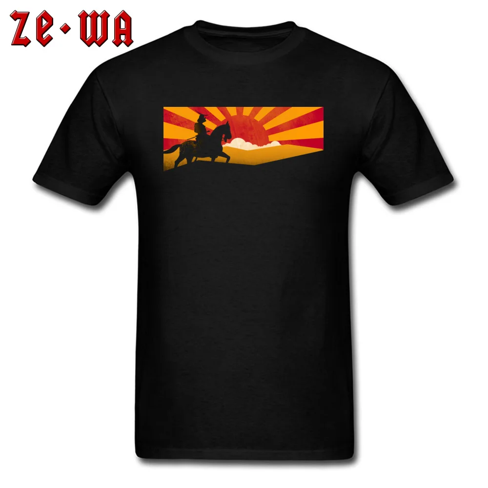 Tees Last Samurai Tee Shirts Summer/Fall Funny comfortable Short Sleeve 100% Cotton Round Neck Men Tshirts comfortable Last Samurai black
