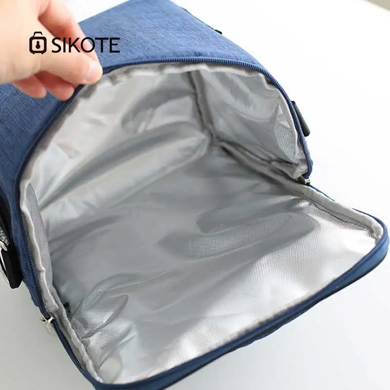SIKOTE Oxford Lunch Bag Portable Insulation Lunch Box for Picnic Cooler Thermal Bags for Student Women Lunch Bags Sweet Style