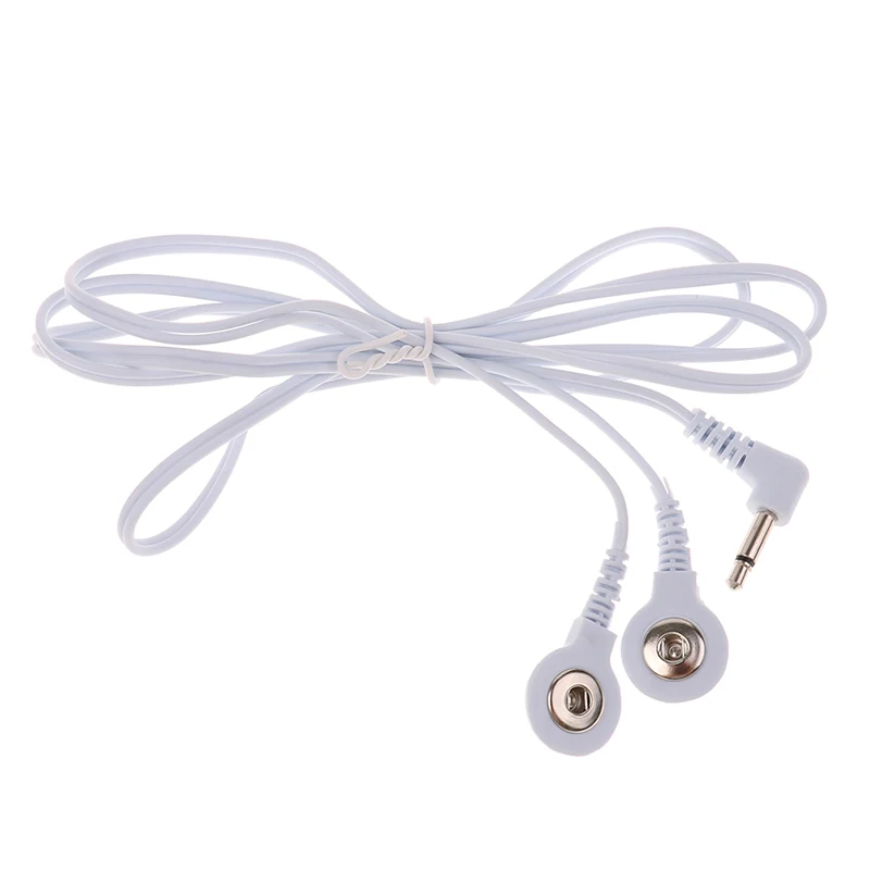 Электрод для массажера, штепсельная вилка 3,5 мм, 4/2 кнопки, электрод, провода, соединительные кабели для цифровой терапии