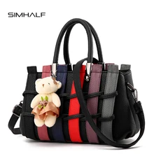 SIMHALF Brand New 2017 Women Messenger Bags Fashion Women Leather Handbags Medium Shoulder Bag Female Tote Women Bags Sac a main