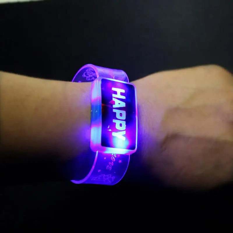 Buy 2PCS/Lot Glow Bangle Christmas Gifts Glowing