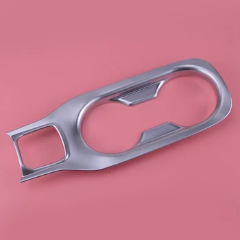 

Silver ABS Matt Console Front Cup Holder Water Bottle Cover Trim Fit For Toyota Corolla Hatchback 2019