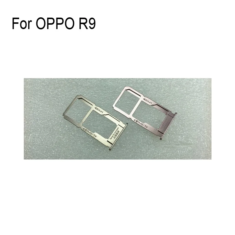 Vassoio Per Scheda Sim Argento Originale Al 100% Per Oppo R9 R9 Vassoio Per Scheda Sd Supporto Per Scheda Sim Cassetto Per Scheda Sim Per Oppo R 9 Par