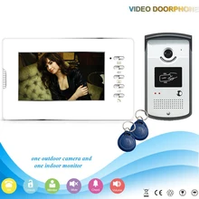 Xinsilu XSL-V70D-ID 1V1 2016 HOT Sale 7″ Handfree Video Door Phone Intercom System support ID card unlock