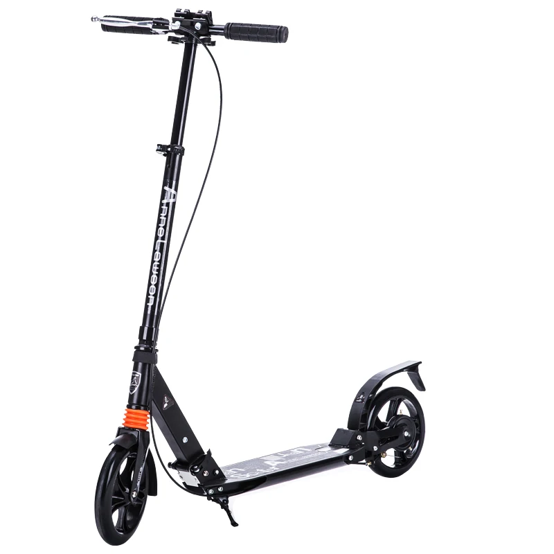Kick Scooter with Dual Suspension for Adults Teens Handbrake Scooter