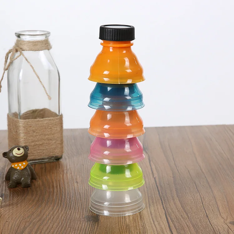 6Pcs/Set Can Convert Plastic Creative Soda Savers Toppers Reusable