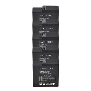 

5PCS 1700mAh AHDBT-501 AHDBT 501 AHDBT501 Replacement Batteries For GoPro Hero 5 6 Hero5 Hero7 Hero6 Camera Battery