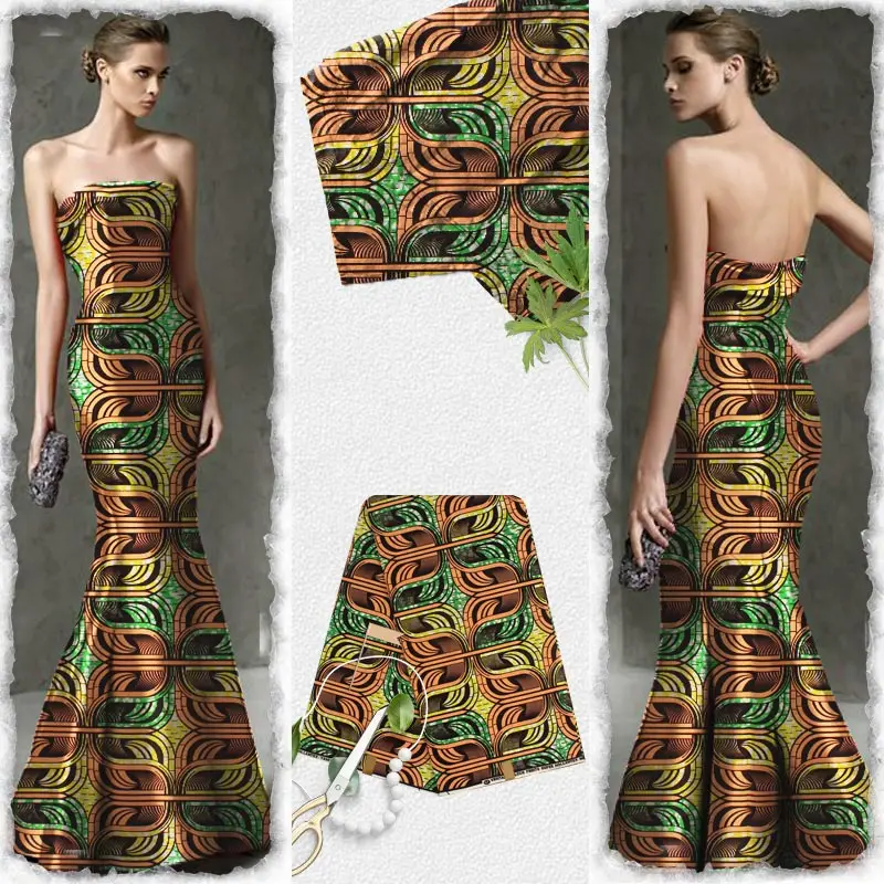 

Wholesale hollandTEX guaranteed dutch wax african wax holland for african ankara dress 6yards H180727