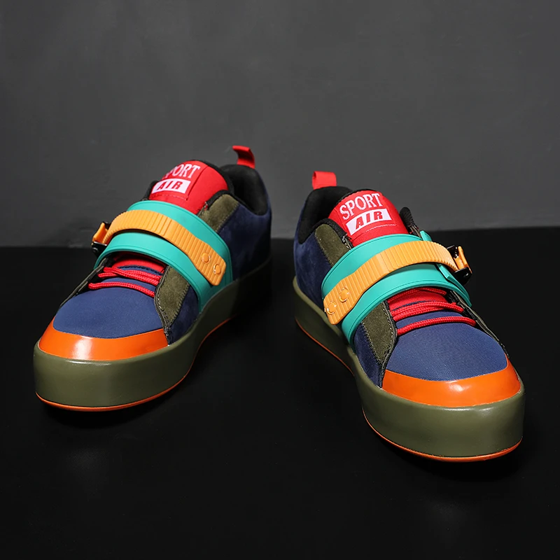 

2019 Autumn Designer Sneakers For Men Original Black Man Leather Shoes Comfortable Mens Walking Shoes Top Quality Brand Men Shoe